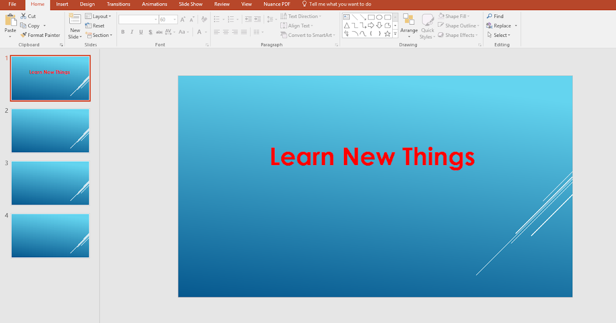 Learn New Things Shortcut key to Insert & Delete Slides in PowerPoint