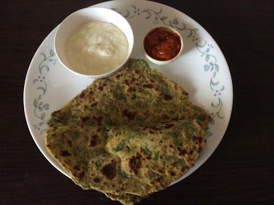 healthy moringa paratha