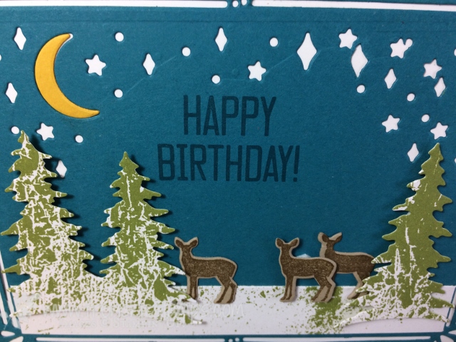 Masculine Card Card Front Builder Thinlits Stampin'Up! for Masculine Birthday Card