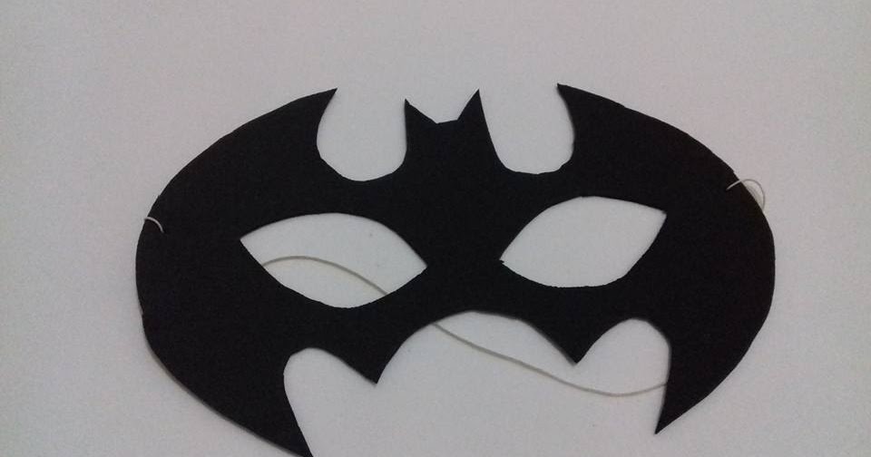 Moldes de  Facil: Máscara do Batman com molde