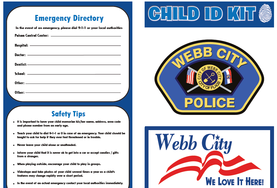 Inside Joplin b City Police Department to hand out free child ID kits