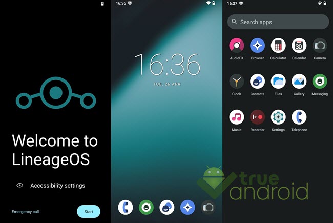 LineageOS 19.1 Screenshots