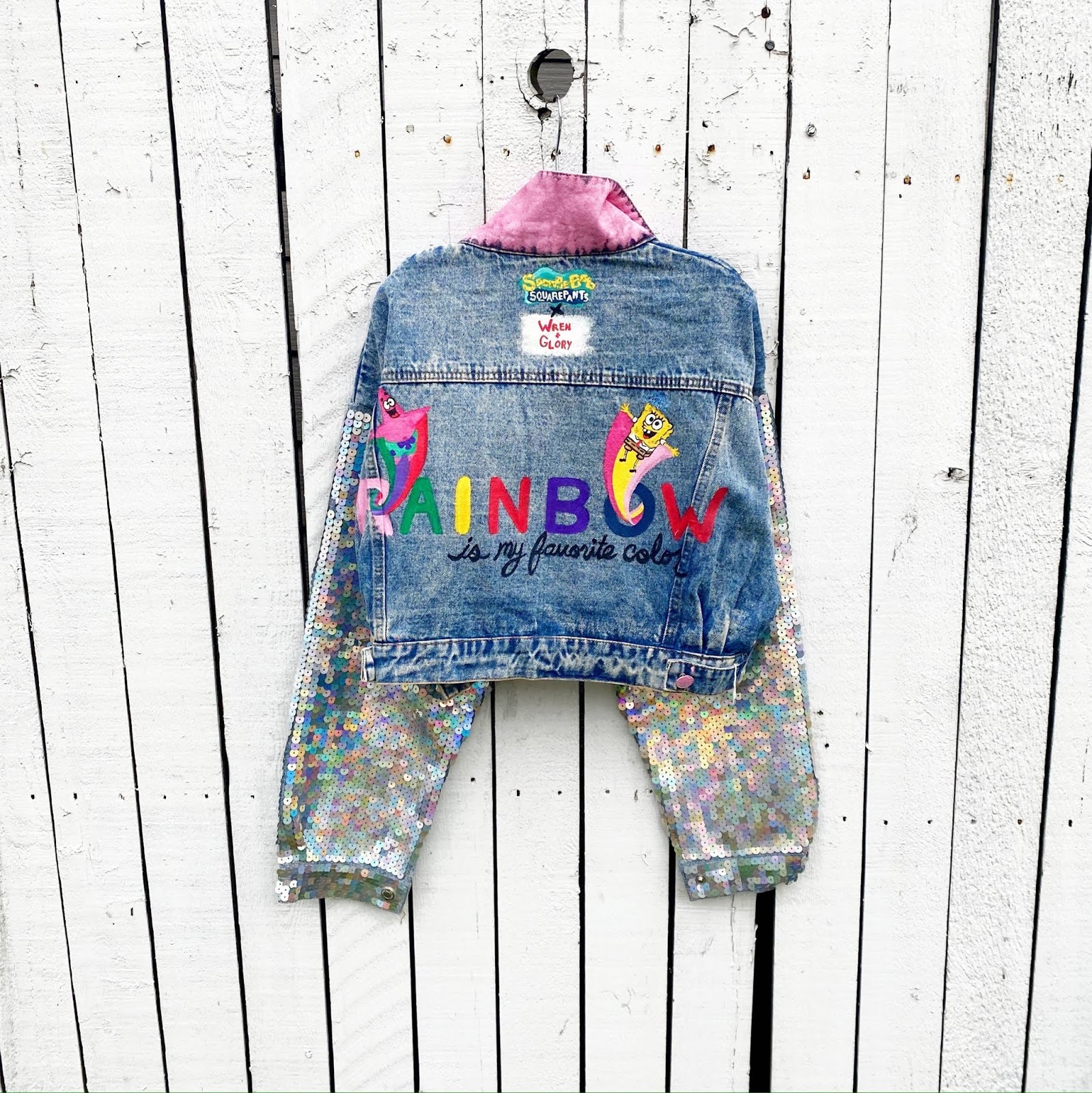 wren and glory jean jacket