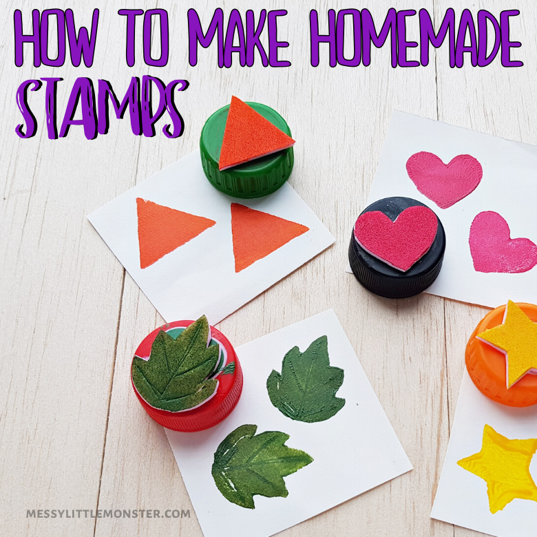 How to make a stamp - Messy Little Monster