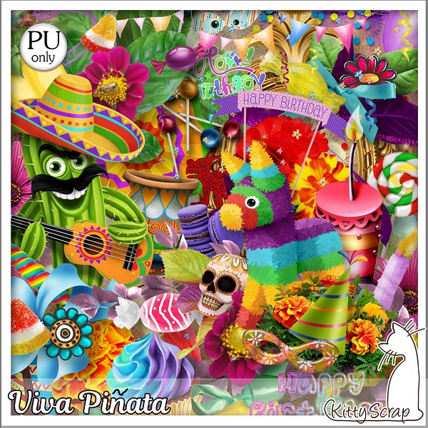 Kit Viva Pinata de Kittyscrap.