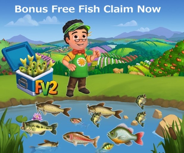 Farmville 2 Free Fish from Fishing Boat! Games Media