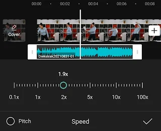 how to increase audio speed