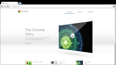 Schreenshot van Google Chrome voor Windows 8