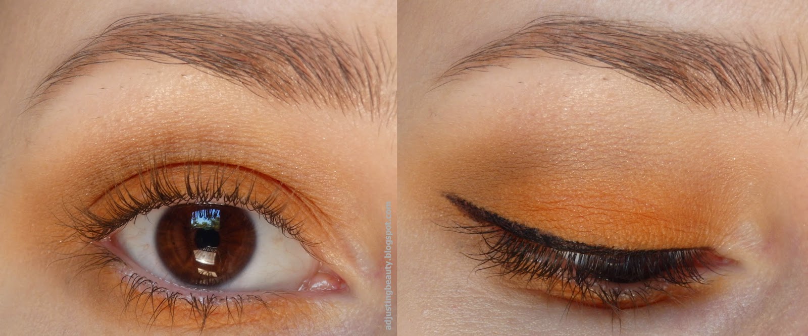 Orange Eye Makeup For The Summer Adjusting Beauty