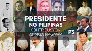 Mga Pangulo ng Pilipinas: Kontribusyon At Mga Nagawa (Ikatlong Bahagi