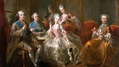 Duque de Penthièvre y su familia