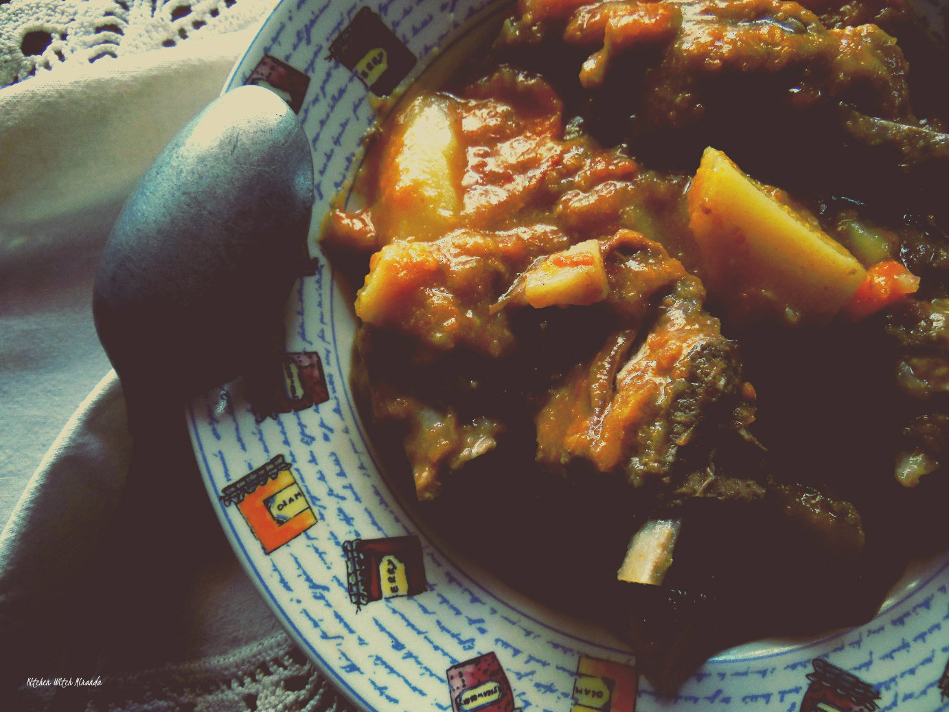 A portuguese lamb stew to awake the tastebuds and bring me back to the