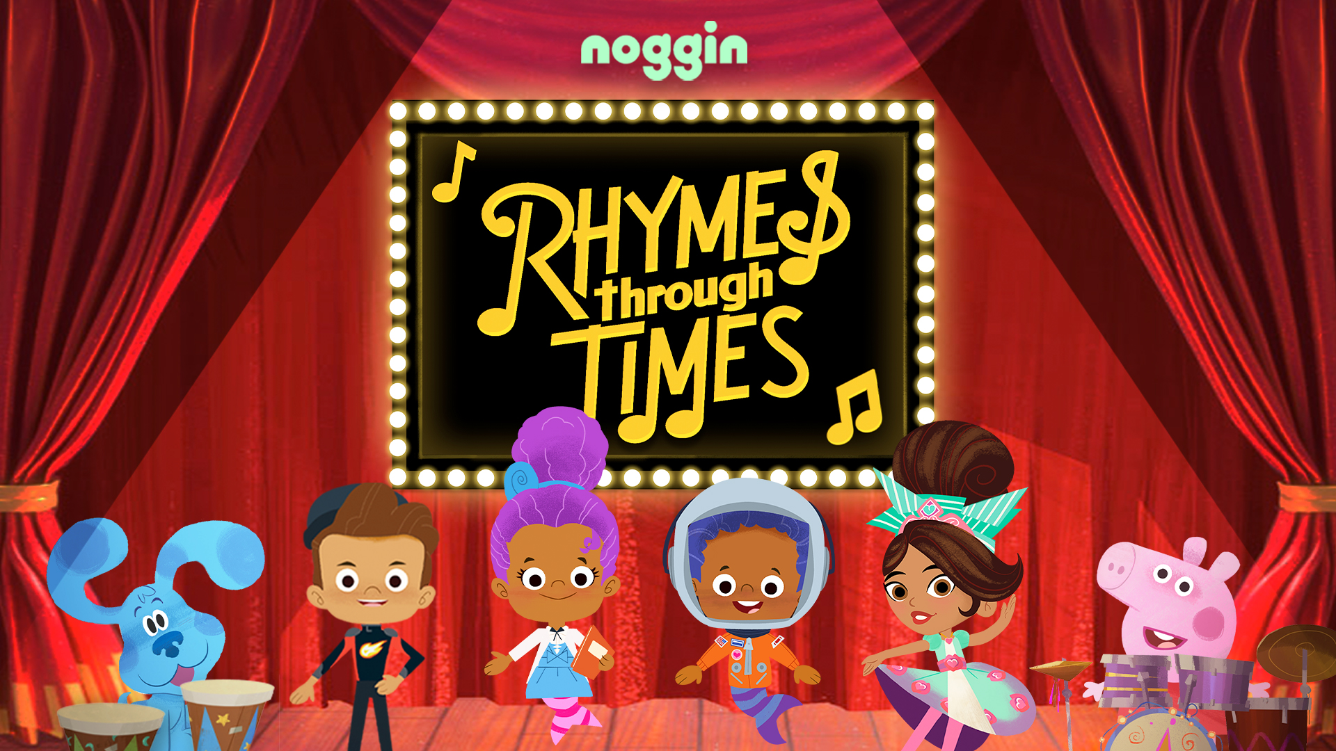 NickALive!: Noggin Debuts New Animated Musical Series 'Rhymes Through Times'