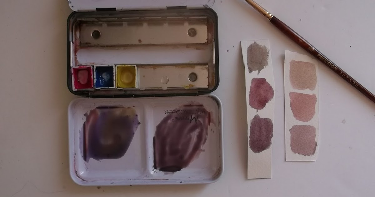 Aquarelle Débutant Comment obtenir différents marrons avec nos 3 couleurs primaires