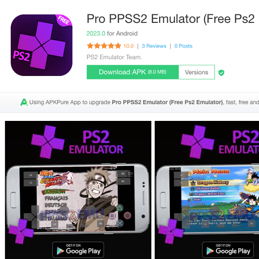 ps2 emulator for android download