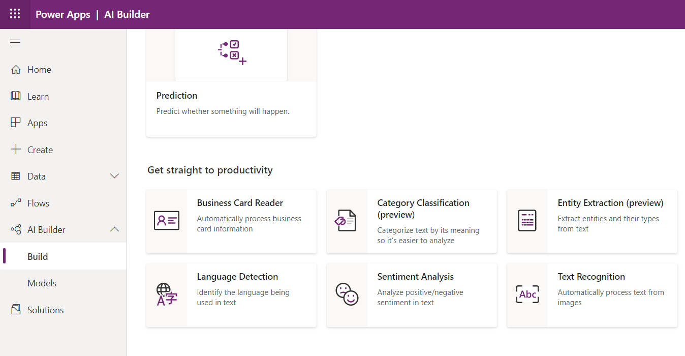 Microsoft Dynamics CE (CRM) PowerApps AI Builder Scan Business Card