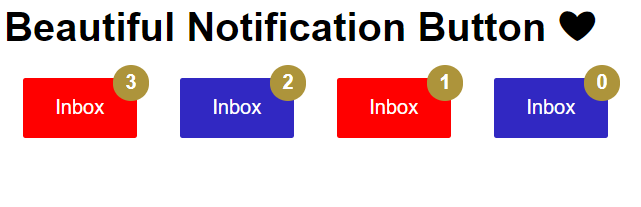 How to create beautiful notification button.
