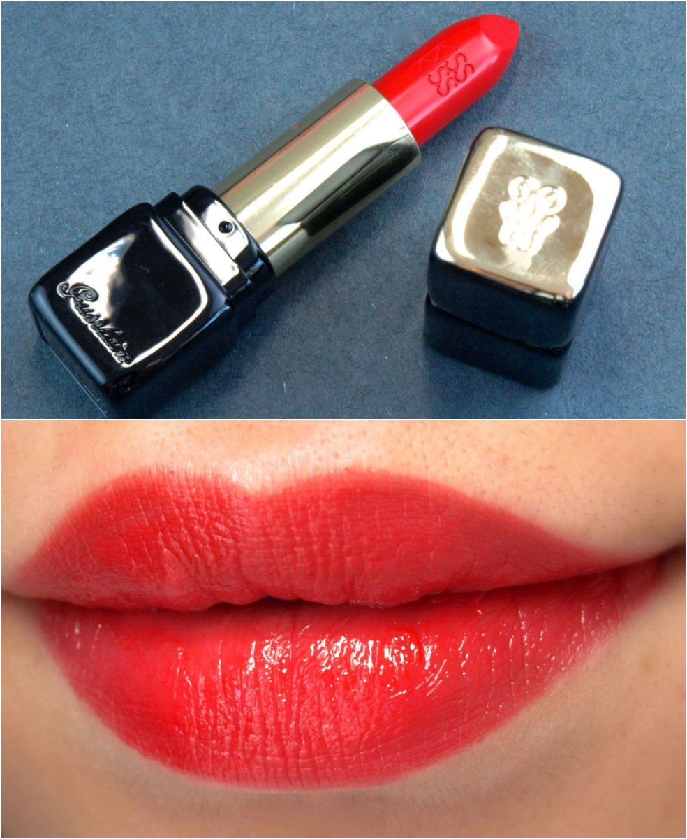 Guerlain KissKiss Shaping Cream Lip Color: Review and Swatches Rouge Kiss