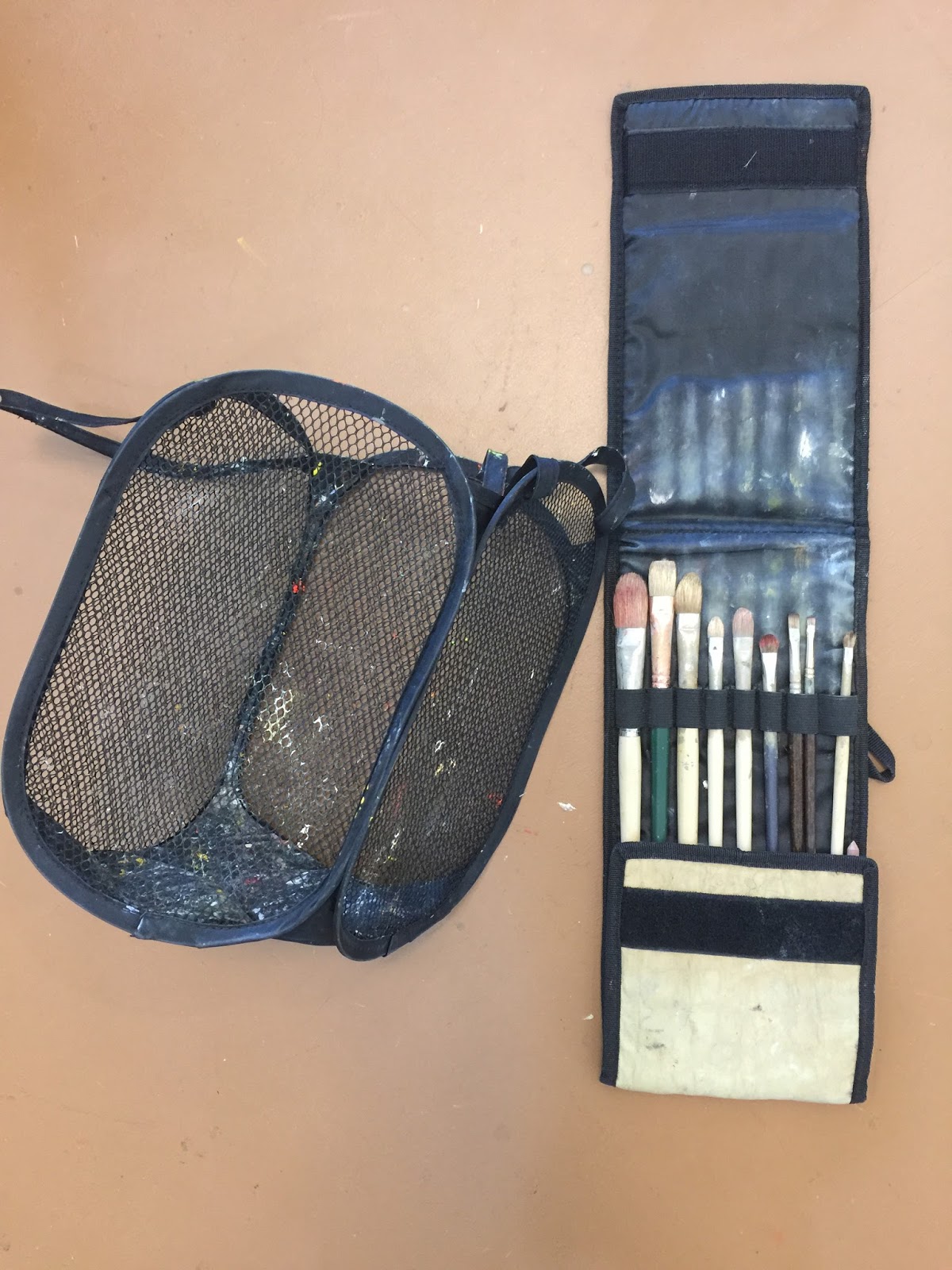 My Art Journey by Colleen Parker What's in the Backpack some plein