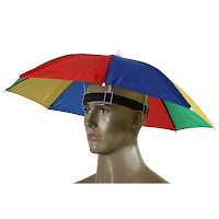 Lightweight Foldable Hat Headwear Umbrella