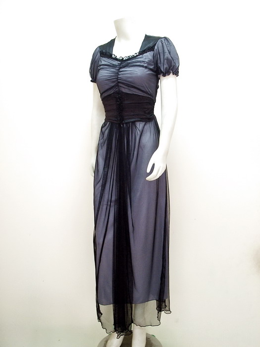 Simple Elegant Gaun Pesta Maxi Tille Import - LC-3476-HtmAbu ~ Gaun Pesta