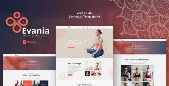 Best Yoga Studio Elementor Template Kit