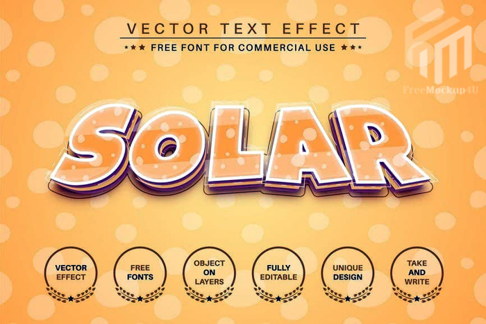 Solar Editable Text Effect Font Style Solar Editable Text Effect Font Style