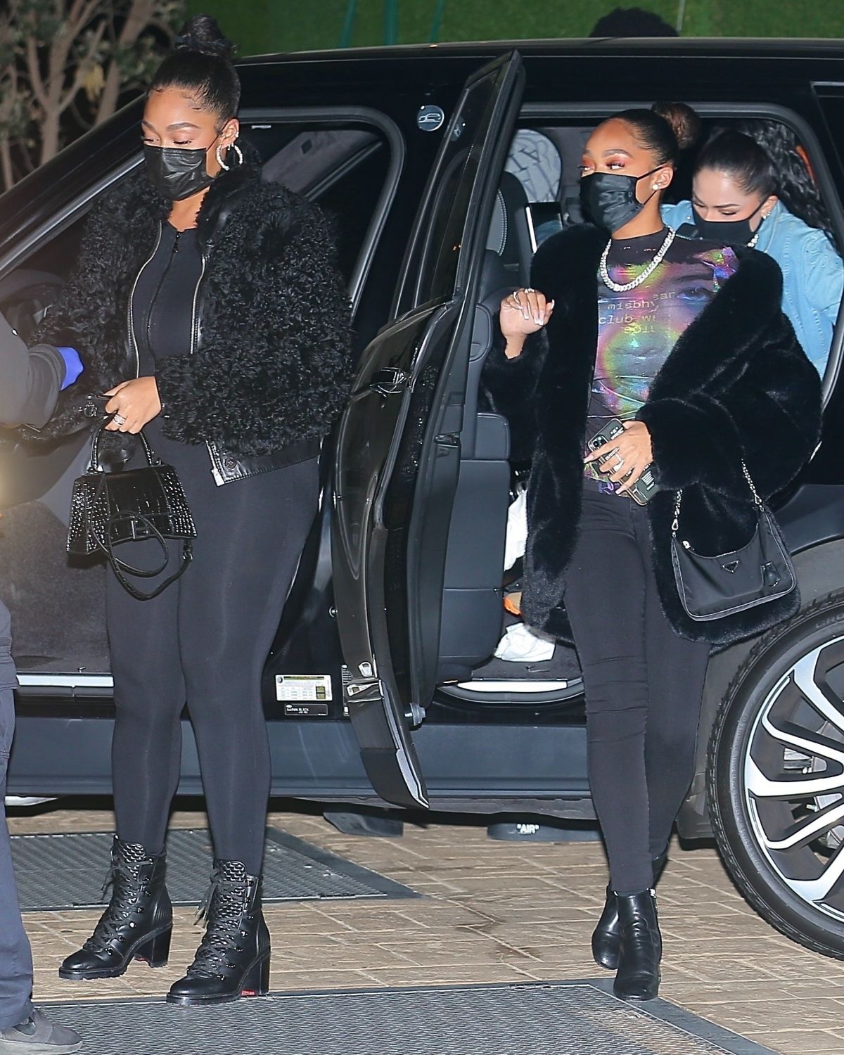 Jordyn Woods and Karl-Anthony Towns at Nobu in Malibu 7 Nov- 2020