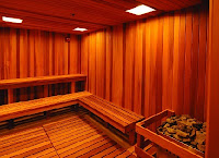 Sauna, not steam room