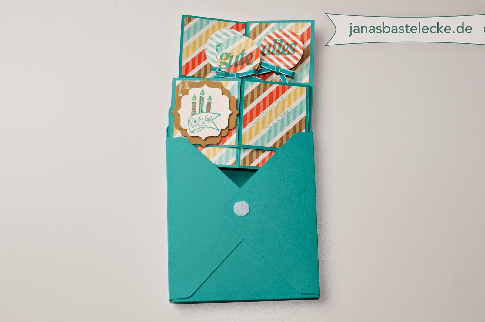 Janasbastelecke Karte In Der Box 50 Geburtstag