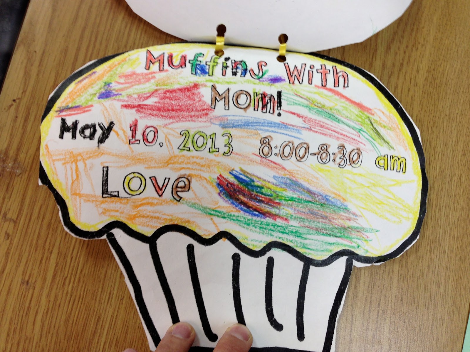 A Grade One Nut and Her Squirrelly Crew Muffins With Mom! Mother's Day
