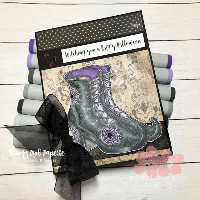 Crystal O. Minkler Polka Dot Orchard Best Witches Happy Halloween