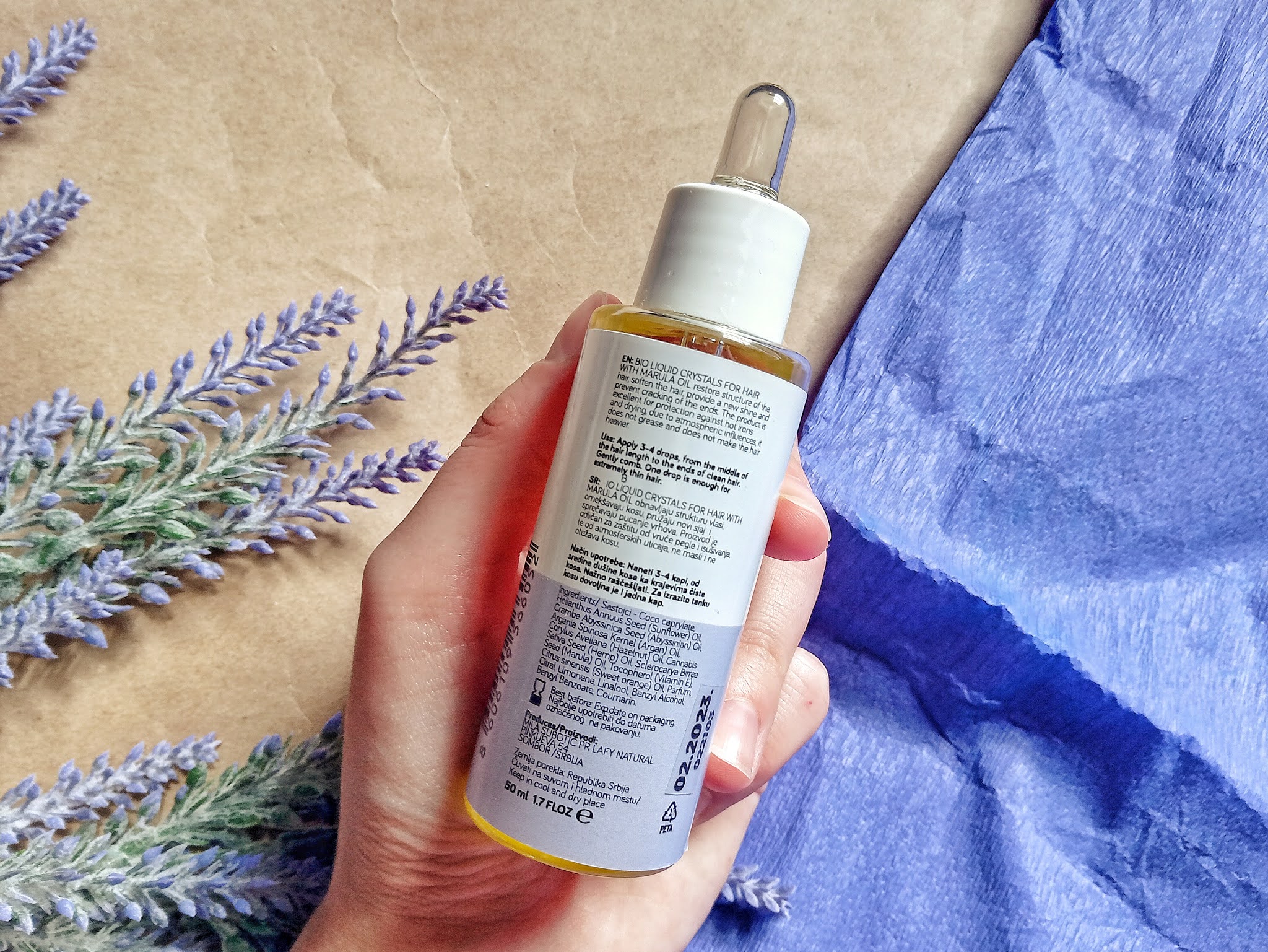 Lafy Natural novitet Recenzija kristala za kosu sa uljem marule