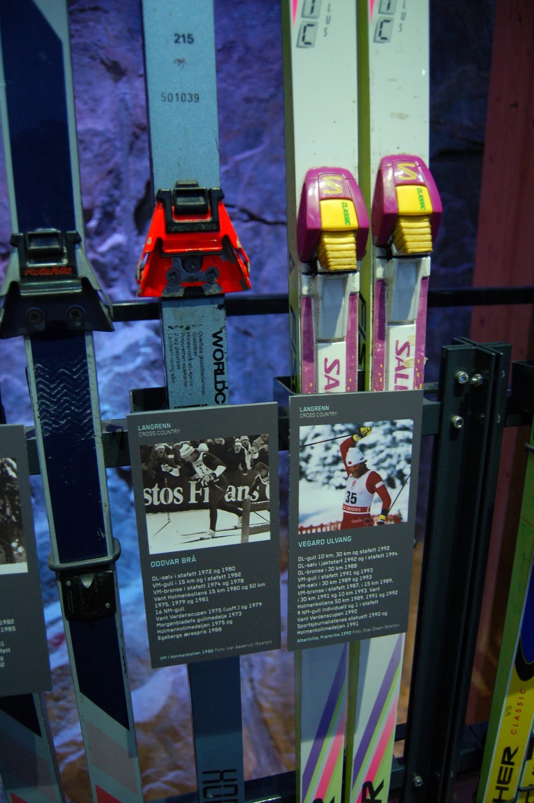 narty NARTY MARIT BJOERGEN, muzeum sportu, Oslo