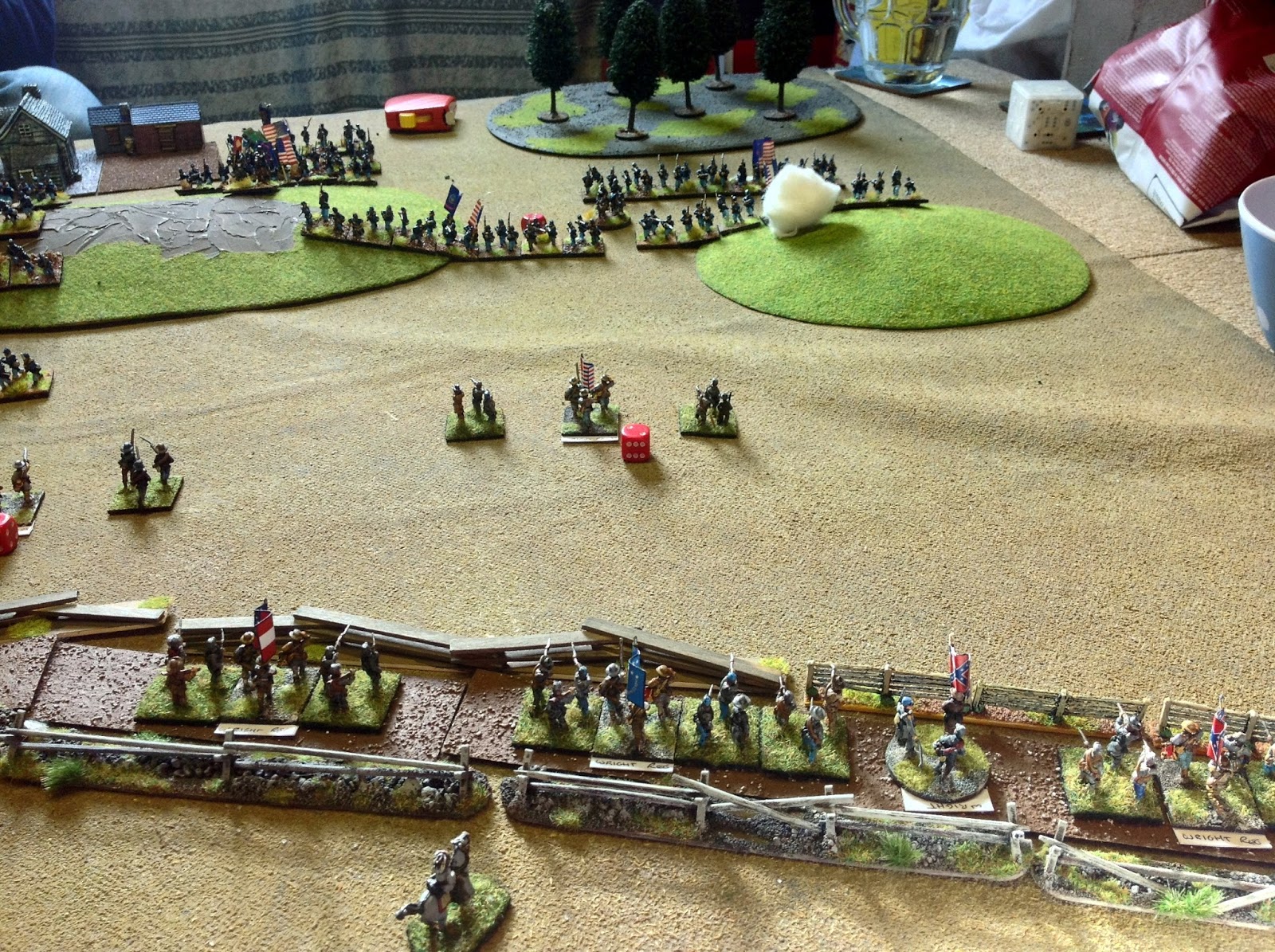 Sgt Steiner's Wargaming Blog Picketts Charge rules tried