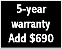 Williams Symphony ll - 5 year warranty $690