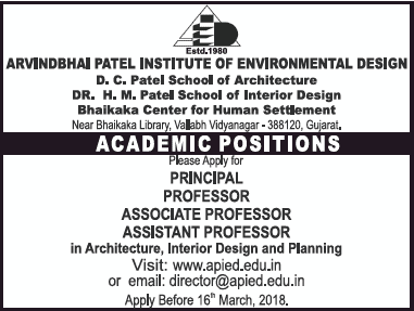 Naukri Job Employment Arvinsonai Patel Institute Of