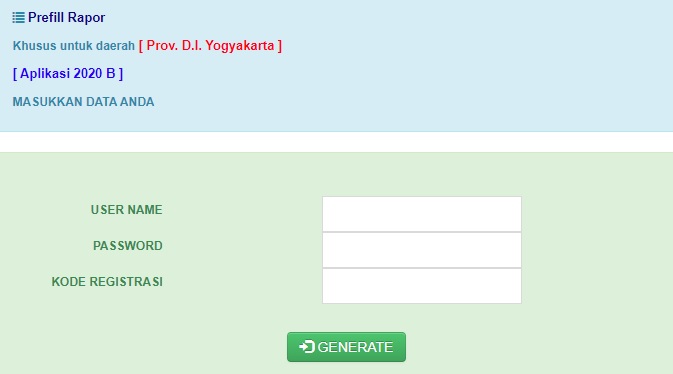 Cara download prefill dapodik