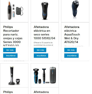 Pruebas de afeitadoras y recortadoras Philips