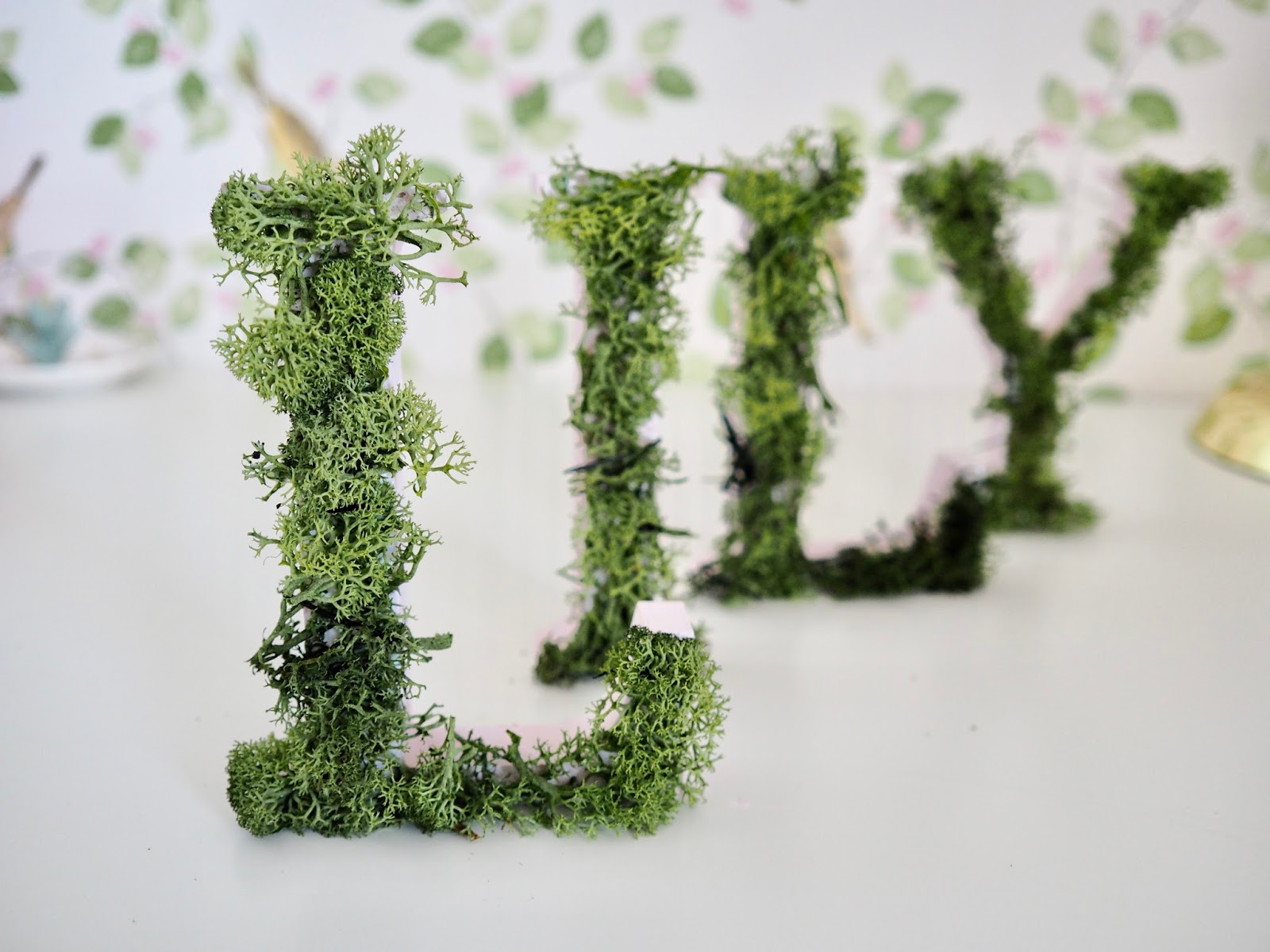 DIY Moss Covered Letters {Wedding Wednesday} - Life at Cloverhill