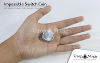 jual alat sulap impossible switch coin