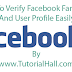 How To Verify Facebook Fan Page And User Profile Easily