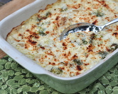 Smashed Potatoes & Broccoli Casserole