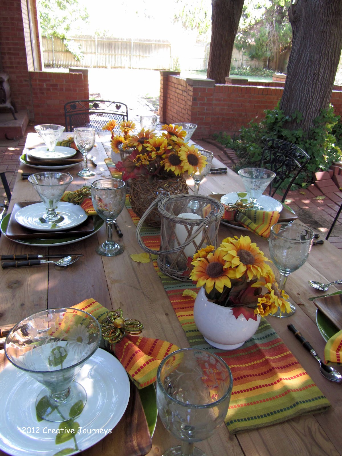 Creative Journeys: Fall is in the Air tablescape