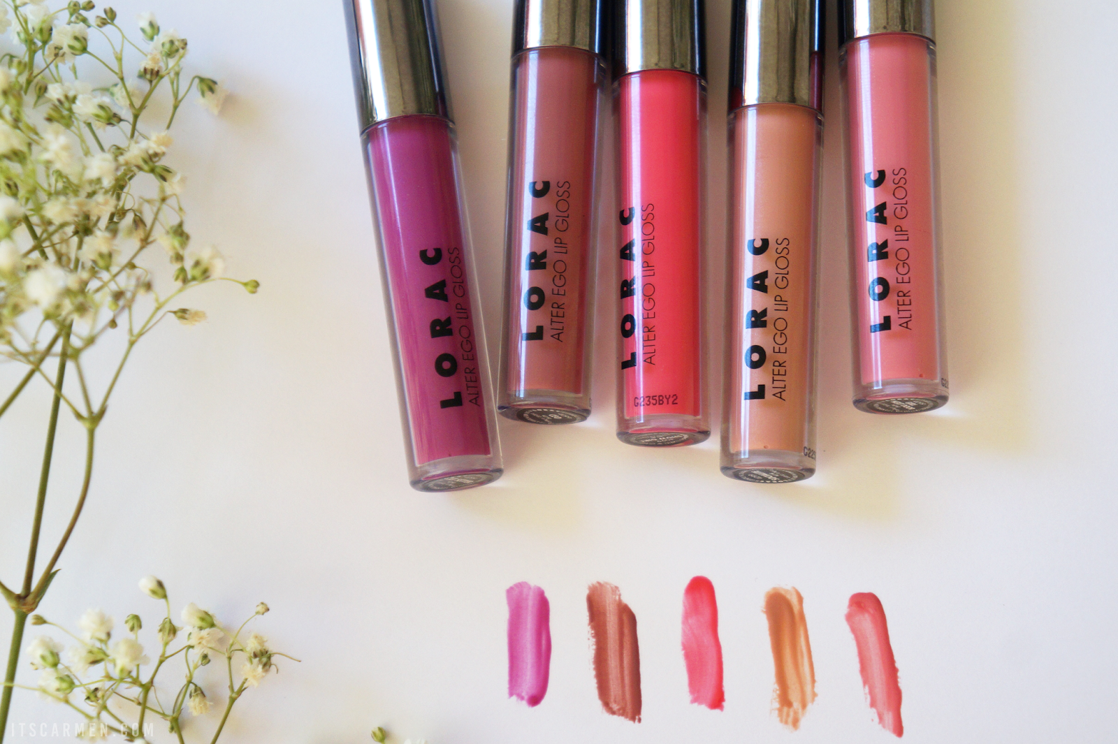 Lorac Alter Ego Lip Gloss Set Review / Carmen Varner // Lifestyle