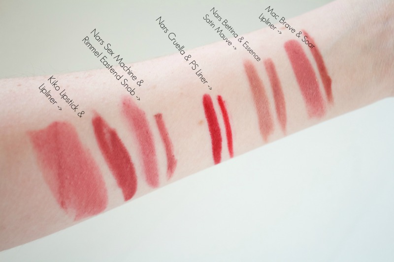 Top 5 Lipstick & Lipliner Combinations! 