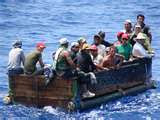 Cuban fleeing from Castro's "paradise'