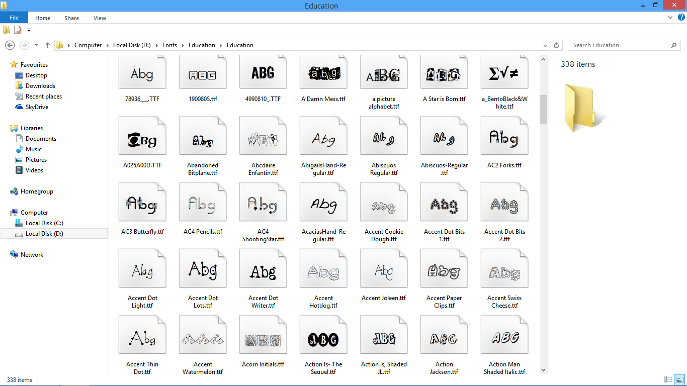 You can now see fonts previews. Now, choose the font style that you