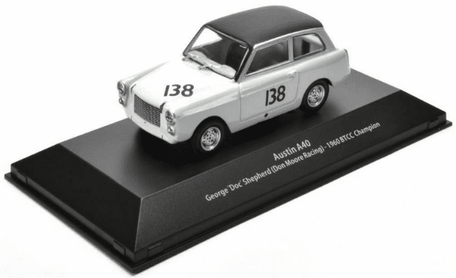 atlas btcc collection, british touring cars champions collection, austin a40 1:43 george shepherd