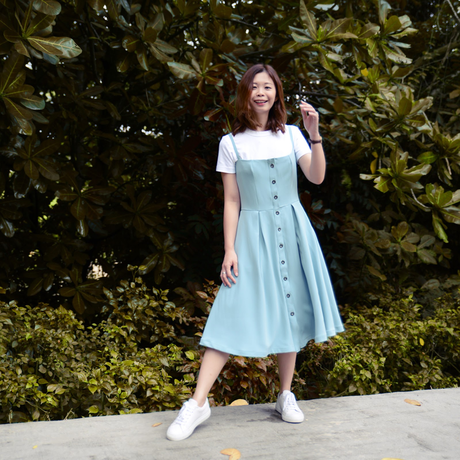 button down midi dress pattern